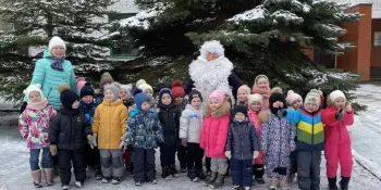 "Как здорово гулять зимой..."