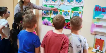 Аппликация в детском саду