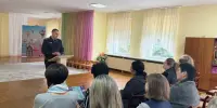 Выступление в трудовом коллективе сотирудника Борисовского РУВД